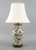 Songbirds - Luxury Hand Painted Porcelain and Gilt Bronze Ormolu - 30 Inch Lamp