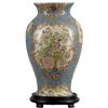 Glorious Morning Pattern - Luxury Hand Painted Porcelain - 14 Inch Vase
