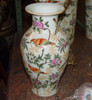 Fleurit Oiseaux et les Papillons - Luxury Hand Painted Chinese Porcelain - 14 Inch Mantle Vase, Jardiniere - Style 3