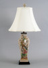 Tropical Paradise Pattern - Luxury Hand Painted Porcelain - 30 Inch Lamp Tropical Paradise Pattern - Luxury Hand Painted Porcelain - 30 Inch Lamp