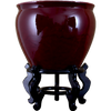 ⚜️ .ND - Solid Oxblood Red Luxury Porcelain