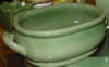 Celadon Decorator Crackle - Luxury Handmade and Painted Reproduction Chinese Porcelain - 12 Inch Footbath, Planter, Centerpiece Celadon Decorator Crackle - Luxury Handmade and Painted Reproduction Chinese Porcelain - 12 Inch Footbath, Planter, Centerpiece