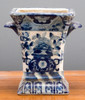 Blue and White Porcelain Table Top Orchid Pot, Planter