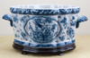 ⚜️ .ND - Porcelaine Oiseau Bleu Chinoiserie