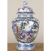 Blue and White Porcelain Temple Jar