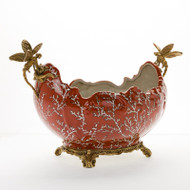 ⚜️ .Lyvrich - Coral Motif, Red, White with Black