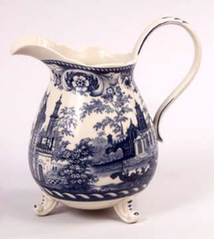 An Upscale Home - Blue and White Transferware