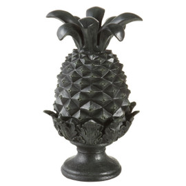 Decorative Pineapple Tabletop 12t x 7d Sculpture - Set of Two