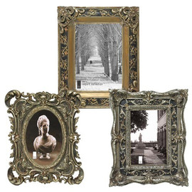 Ornate Baroque Style Photo Frames, Set of Three