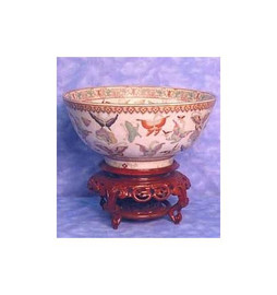 Mariposa Contemporary Butterfly - Luxury Handmade Reproduction Chinese Porcelain - 10 Inch Centerpiece Bowl Style 78 Mariposa Contemporary Butterfly - Luxury Handmade Reproduction Chinese Porcelain - 10 Inch Centerpiece Bowl Style 78