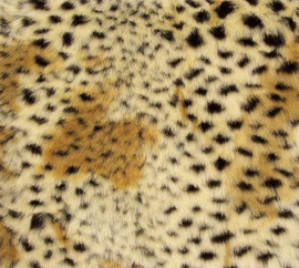Cheetah Luxaire Faux Fur Pet Blanket | Lounger - Natural look and Luxuriously Soft - 30" X 36", 3487