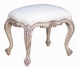 2219 C - 432sf - New, Handmade Custom Decorator Footrest, Multi-Purpose Shabby Chic Accent Stool