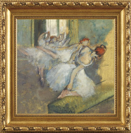 Ballet Dancers - Edgar Degas - Framed Canvas Artwork