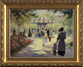 The Parisian Carousel - Christa Kieffer - Framed Canvas Artwork