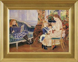 Childrens Afternoon - Pierre Auguste Renoir - Framed Canvas Artwork