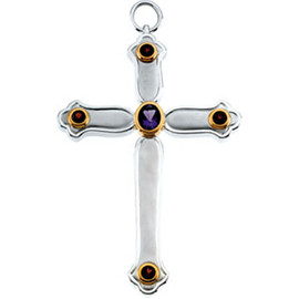 Supreme Sterling Silver 925 | Oversized Pectoral Cross Pendant Sterling Silver