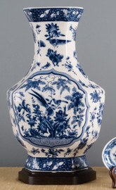 ⚜️ .ND - Porcelaine Oiseau Bleu Chinoiserie