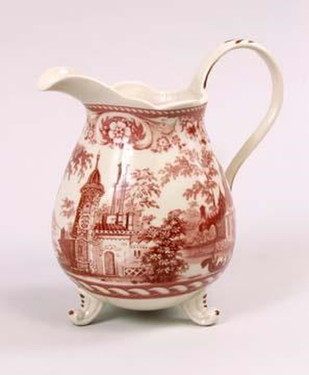 A Collection of Upscale Home - Red & White Pattern Transferware
