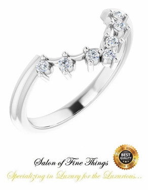 1-B Platinum Diamond GuyDesign Wedding Ring