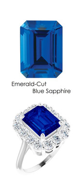 36702 Platinum Max Sparkle Natural H & A - Super Ideal Cut Diamonds 4.5ct Sapp. Diana Ring