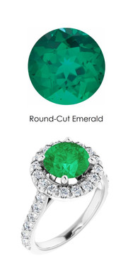 *357 Platinum Natural Hearts & Arrows 28 Super Ideal Cut Diamonds 1.7 ct. Emerald Bespoke Ring