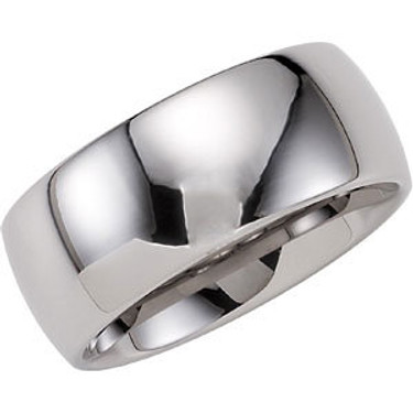 Tungsten Couture - Men's Wear Resistant 10 millimeter Custom Sized Fashion | Wedding Band - Polished Finish