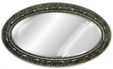 Classic Elements, 48" Oval Shape Beveled Glass Reproduction Mirror, Custom Finish, 6090