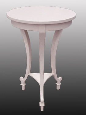 Custom Decorator - Hardwood Contemporary End | Side | or Lamp 20 Inch Round Table