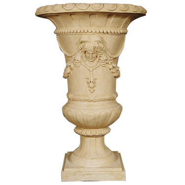 Cast, La Guirlande Et Orne 52 Inch Palace Cassolette Urn Planter