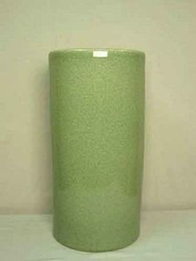 Luxury Hand Painted Chinese Porcelain - 18 Inch Reproduction Crackle Celadon Umbrella Vase