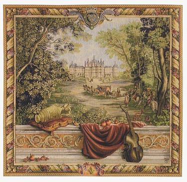 Castle - French Hand Woven Tapestry