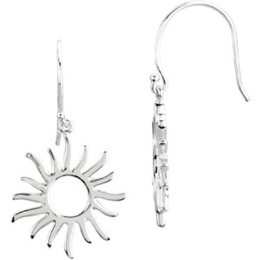 Supreme Sterling Silver 925 | Tiny Sun Earrings