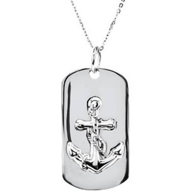 Supreme Sterling Silver 925 | Covenant of Hope Dog Tag Necklace