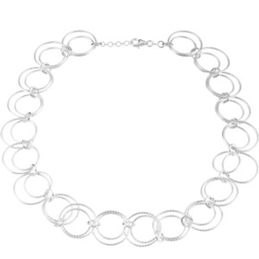 Supreme Sterling Silver 925 | Circle Chain Necklace