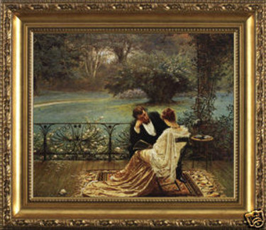 The Pride of Dijon - William John Hennessy - Framed Canvas Artwork - Larson Juhl Decorator Moulding 4 sizes available/Click for info