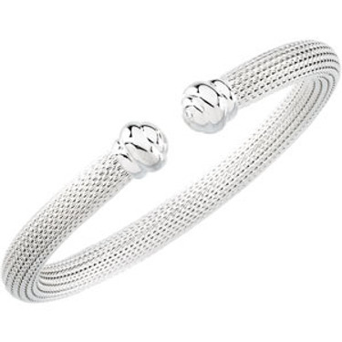 Supreme Sterling Silver 925 | Mesh Cuff Bracelet