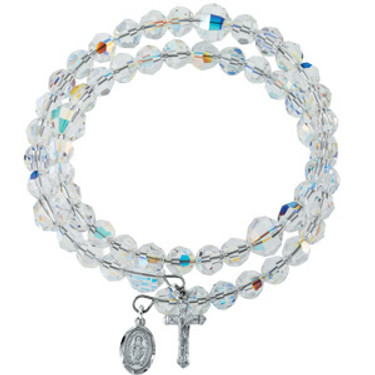 Supreme Sterling Silver 925 | Swarovski Crystal Wrap Rosary