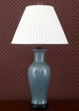 Celadon - Luxury Hand Painted Porcelain - 35 Inch Lamp