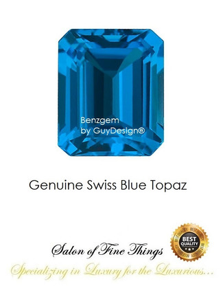 Swiss Blue Topaz, Faceted & Cabochon Loose Gemstones, 10403