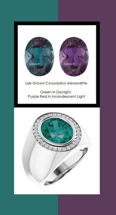 809 Platinum 30 CanadaMark Conflict Free Diamonds Oval 6.4 ct. Alexandrite Bespoke Men's Ring