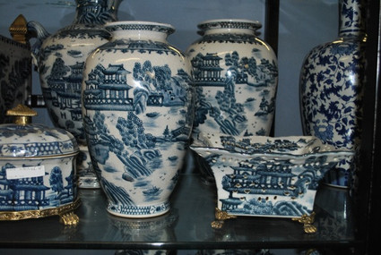 Indigo Blue and White Pagoda - Luxury Chinese Porcelain Styles - IIA small grouping of LCP Styles - I