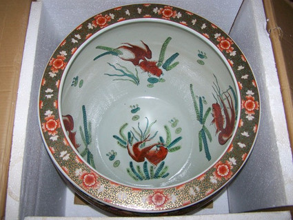An interior of an LCP - Luxury Chinese Fish Bowl | Fishbowl - Patterns Only!