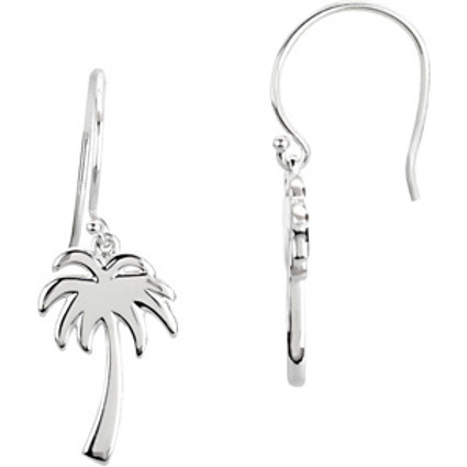 Supreme Sterling Silver 925 | Tiny Palm Tree Earrings