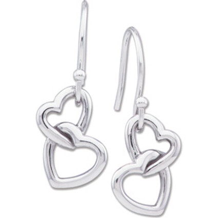 Supreme Sterling Silver 925 | Linked Heart Earrings