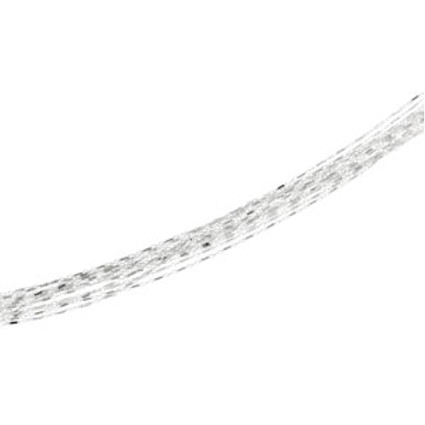 Supreme Sterling Silver 925 | 12 Strand Bar Chain Necklace with 4 inch Extension