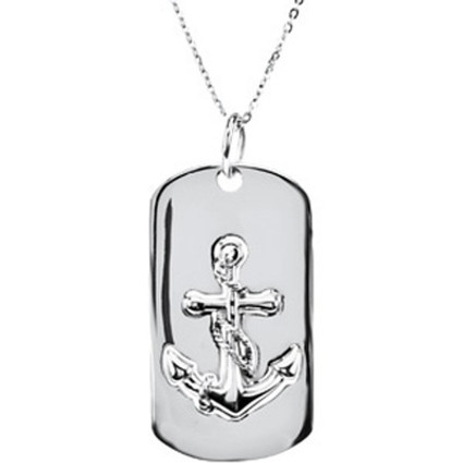 Supreme Sterling Silver 925 | Covenant of Hope Dog Tag Necklace