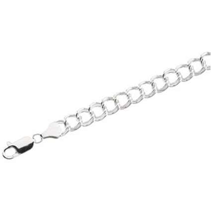 Supreme Sterling Silver 925 | 7 Inch Charm Bracelet with Lobster Claw Catch