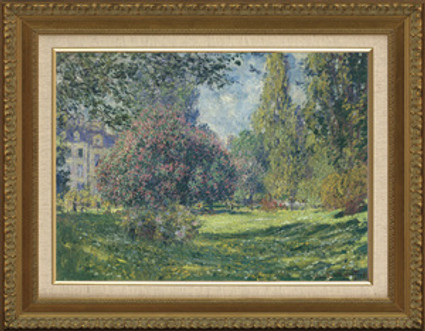 The Parc Monceau - Claude Monet - Framed Canvas Artwork