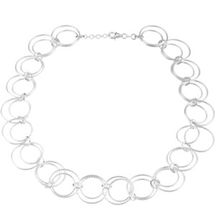 Supreme Sterling Silver 925 | Circle Chain Necklace