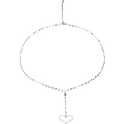 Supreme Sterling Silver 925 | Hearts Necklace with Heart Dangle